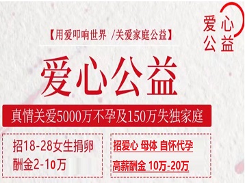 巴马捐卵助孕生子 爱心志愿者招募